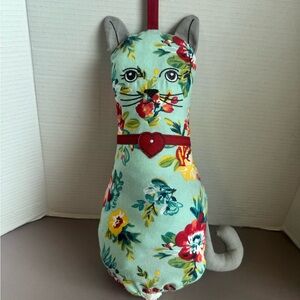 The Pioneer Woman Floral Cat Bag Holder - Red and Blue
